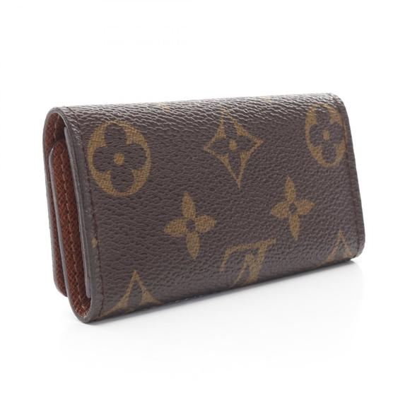 Louis Vuitton Key Brown Case Monogram Multicle Canvas - Picture 1 of 7